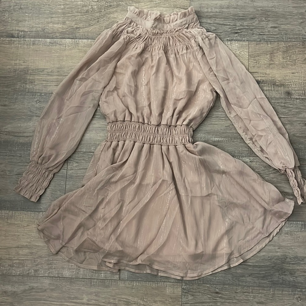 Champagne colored dress